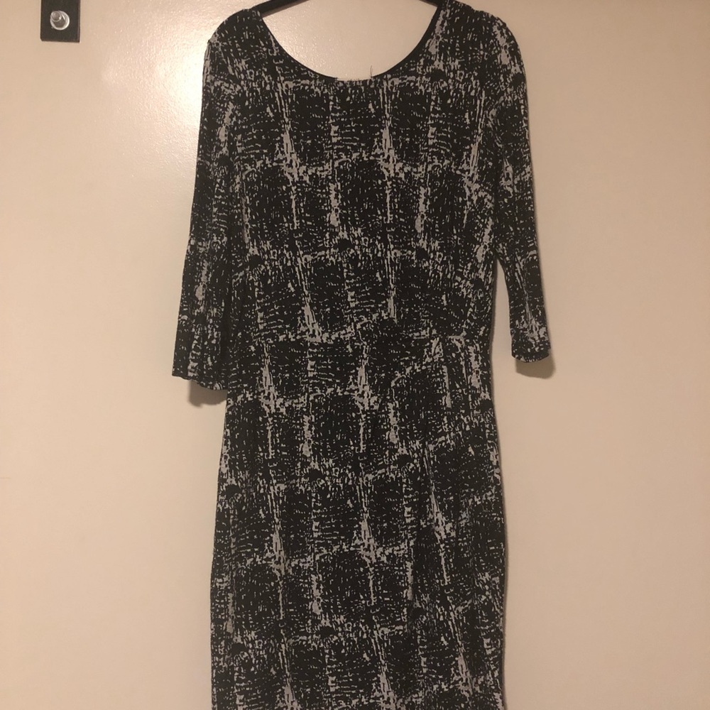 Black and White work dress
